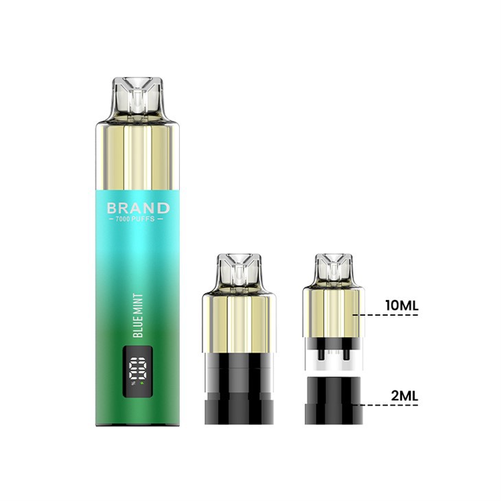 7000puffs Pod System OEM ODM Vape Factory High Quality Disposable Vape Portable Electronic Cigarette Premium Vape Pen